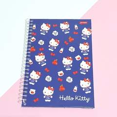 Caderno Hello Kitty 14 X 20 Capa Dura 80 Folhas - Papelaria Ilha Da Magia