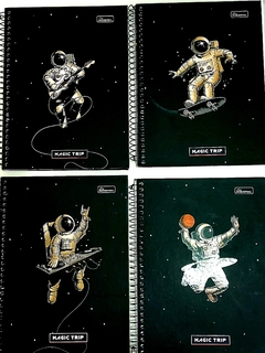 Caderno Colegial 1 matéria Astronauta - CADERSIL