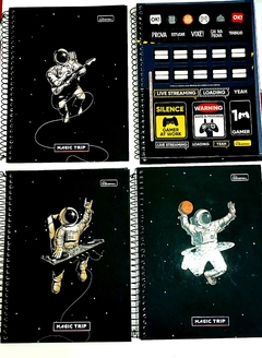 Caderno Colegial 1 matéria Astronauta - CADERSIL - comprar online