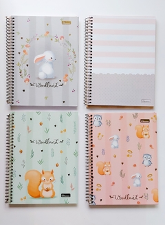 Caderno Colegial 1 Matéria Woodland - CADERSIL - comprar online