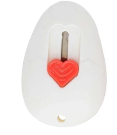 MINI ESTILETE LOVE HEART - MOLIN - Papelaria Ilha Da Magia