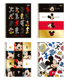 CADERNO UNIVERSITÁRIO MICKEY 1 MATÉRIA - TILIBRA