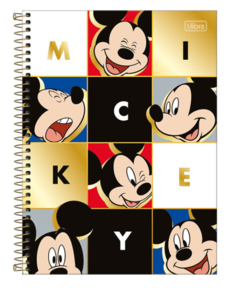 CADERNO UNIVERSITÁRIO MICKEY 1 MATÉRIA - TILIBRA na internet