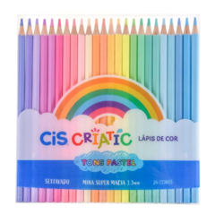 Lápis de Cor Criatic 24 Cores-CIS