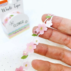 washi tape flowers - brw na internet