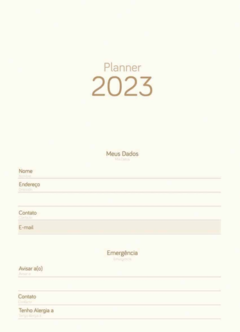 Imagem do Planner /Agenda mensal 2023 Harry Potter