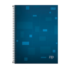 caderno universitário 10 matérias zip - comprar online