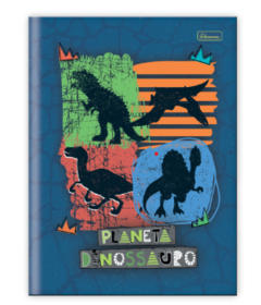 Caderno Brochurão Dinossauros 19 x 27 Com 80 Folhas e Capa Dura - loja online