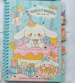 Caderno Espiral Sanrio My Melody e Turma da Hello Kitty 15 x 21 com Divisórias - comprar online