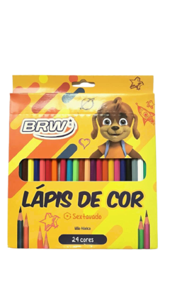 Lápis de Cor 24 Cores - comprar online