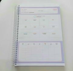 Caderno universitário 10 matérias Linha Happy tons pastel 2024 - comprar online