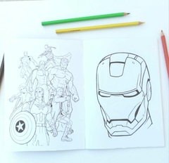 Livro de colorir Avengers na internet