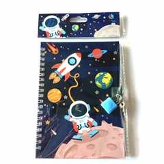 Diário com Chave Astronauta - comprar online