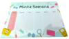 Bloco de Planner Semanal-Tema Escolar - comprar online