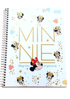 Caderno Universitário Minnie 1 Matéria - TILIBRA (2 Modelos)