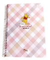 Caderno Pooh Universitário 1 Matéria - TILIBRA ( 2 Modelos)