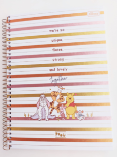 Caderno Pooh Universitário 1 Matéria - TILIBRA ( 2 Modelos) - comprar online