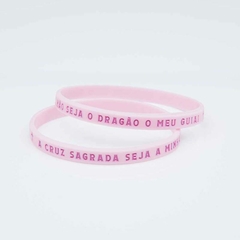 Pulseira A Cruz Sagrada - Silicone