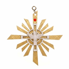 Adorno Divino Espírito Santo Mdf Dourado