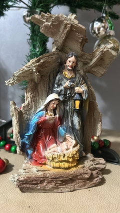 Imagem Sagrada Família 20cm Presepio