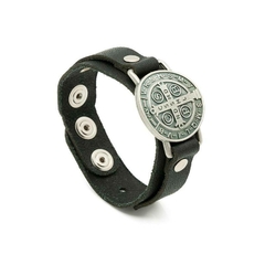 PULSEIRA COURO SAO BENTO C/BOTAO - comprar online