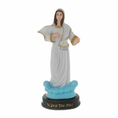 Imagem de Nossa Senhora Rainha da Paz em Resina - 15cm