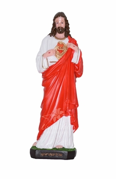 Imagem do Sagrado Coração de Jesus em resina - 40cm