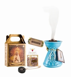 Kit N. Sra. de Fátima (Incensário + Mini Kit) Milagros - Ora Pro Nobis