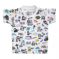 Camiseta UseDons Infantil Santos Cartoon - comprar online