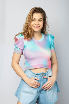 TOP CROPPED TIE DYE