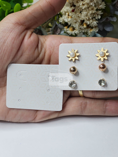 TAG TRIO FLOR 3,5x4,5 cm (50 unds) - comprar online