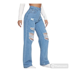 Calça Jeans Feminia Destroyed Rasgadoblogueiras - Look Jackey