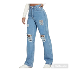 Calça Jeans Feminia Destroyed Rasgadoblogueiras