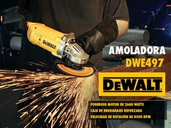 Amoladora angular DeWalt DWE497 2600W 7" - comprar online