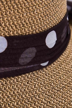 Chapéu de Palha Vintage Poá - Vitrine 40 Graus - Loja Virtual de Moda Praia, Saída de Praia e Acessórios