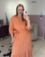 VESTIDO SUPER MIDI PLUS SIZE BORDADO COM GOLA PADRE - loja online