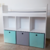 Mueble ORGANIZADOR de Juguetes con BIBLIOTECA - 3 MÓDULOS - comprar online