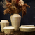 Vaso M de ceramica artesanal PARIS GOLD Coleção Decor Somassae Pottery - comprar online