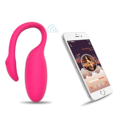 Vibrador Para Mujer con Control Bluetooth Flamingo
