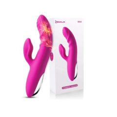 Vibrador Estriado con Calefacción