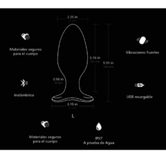 Imagen de Lovense Hush 2 Butt Plug Vibrador Anal Original