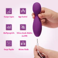 Varita Vibradora con App Bluetooth Vibraciones personalizadas - Libidoo mx