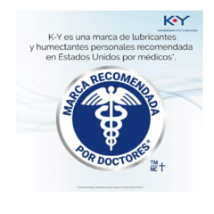 Imagen de K-Y Gel Lubricante Vaginal con envase de 100 ml