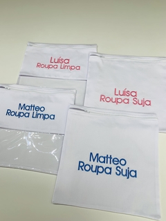 SAQUINHO ROUPA LIMPA - Bambinipersonalizados