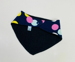 BABADOR BANDANA ESTAMPA BOLINHA - comprar online