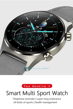 Novíssimo Relógio inteligente para Homens para Android , IOS Fitness, com Bluetooth Smart-watch - comprar online