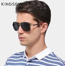 Óculos de sol aviador( KINGSEVEN) K725 Masculino polarizado antirreflexo proteção uv400 - Weliton Gouveia Carvalho