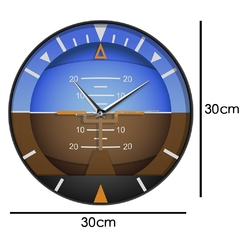 RELÓGIO DECORATIVO "HORIZONTE ARTIFICIAL" AVIAÇÃO na internet