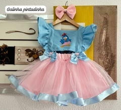 Romper Premium Galinha Pintadinha