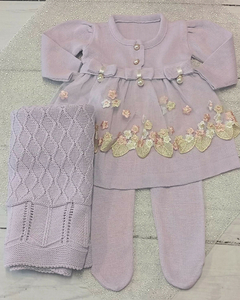 Saída de Maternidade Sofia Valentina Renda Premium - comprar online